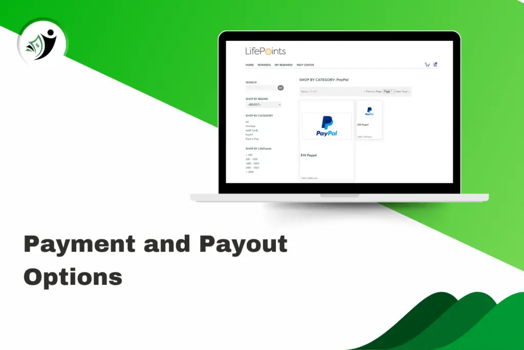 Payment and Payout Options