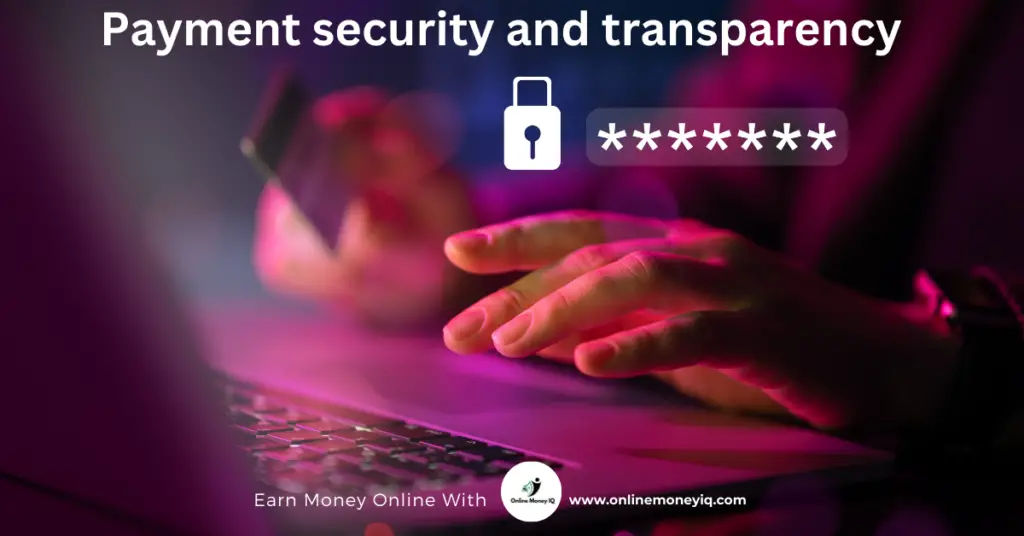 Payment security and transparency
